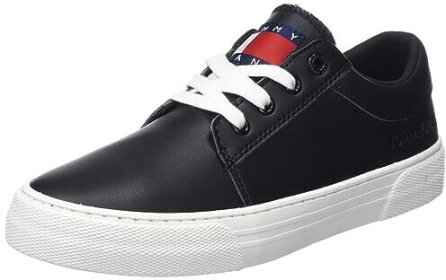Tommy Hilfiger Vulcanized Sneaker Lace Up Shoes black