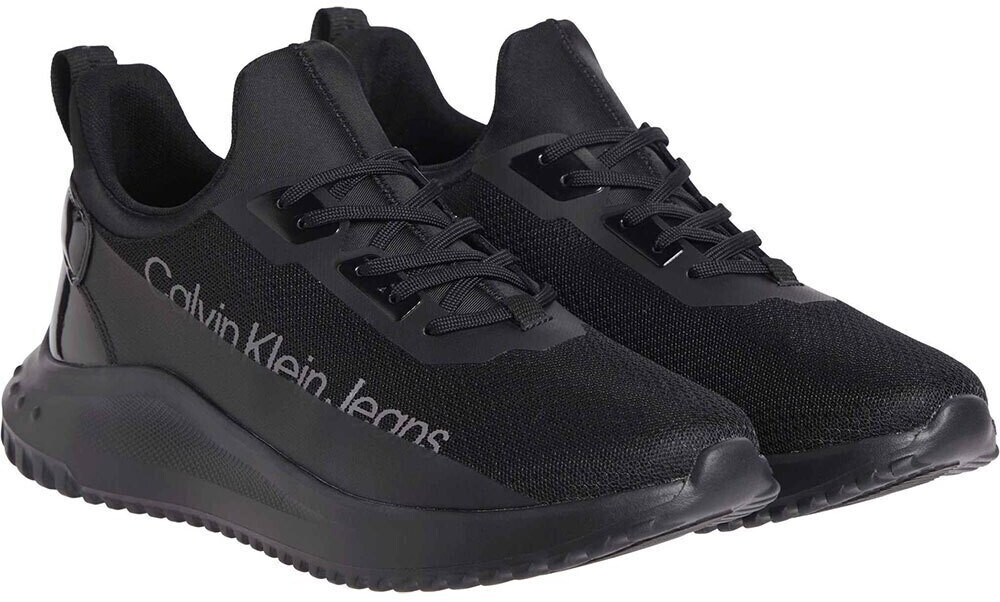 Calvin Klein Eva Run Slipon Lace Mix Lum Trainers black