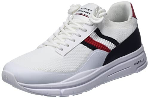 Tommy Hilfiger Runner Sneaker Premium Lightweight Runner Knit Sports Shoes white