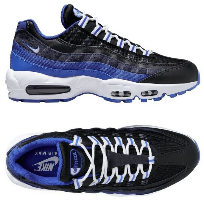 Nike Air Max 95 Black White Tm Royal Deep Royal Blue ab 190 00 Preisvergleich bei idealo