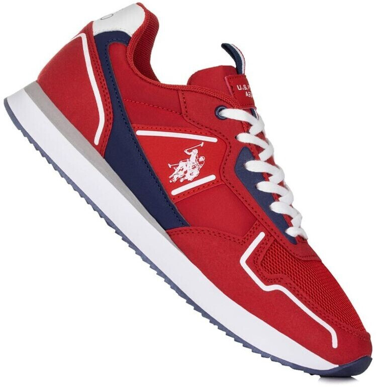 U.S. Polo Assn. Sneaker lace-up sneakers red-red navy