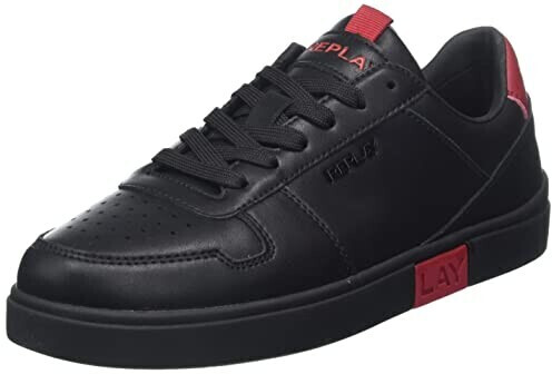 Replay POLYS COURT Sneaker with contrast trim red black