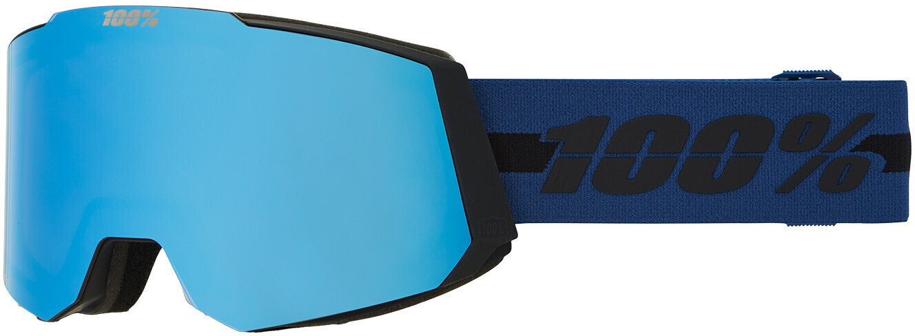 100% Snowcraft Hiper dusty/blue mirror w/ pink/turquoise ML mirror