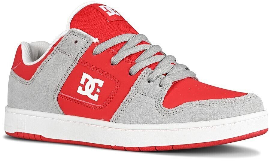 DC Shoes Manteca Skate Shoes red grey