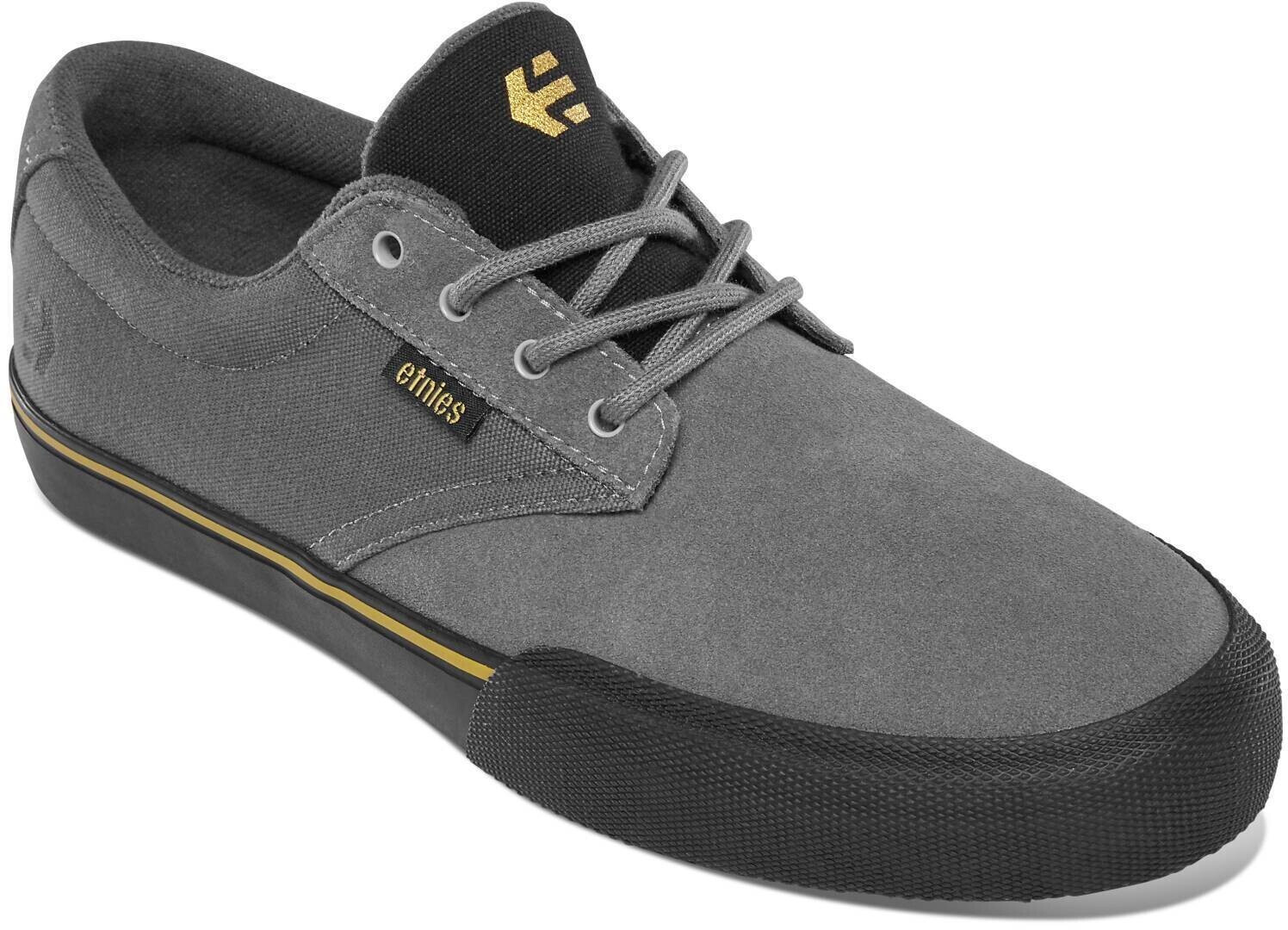 Etnies Jameson Vulc Skate Shoe grey black gold