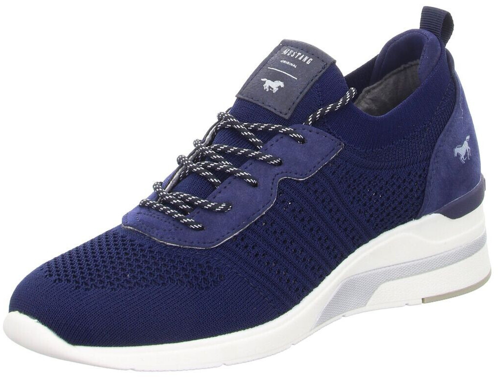 MUSTANG Sporty lace-up shoe navy blue 10105828