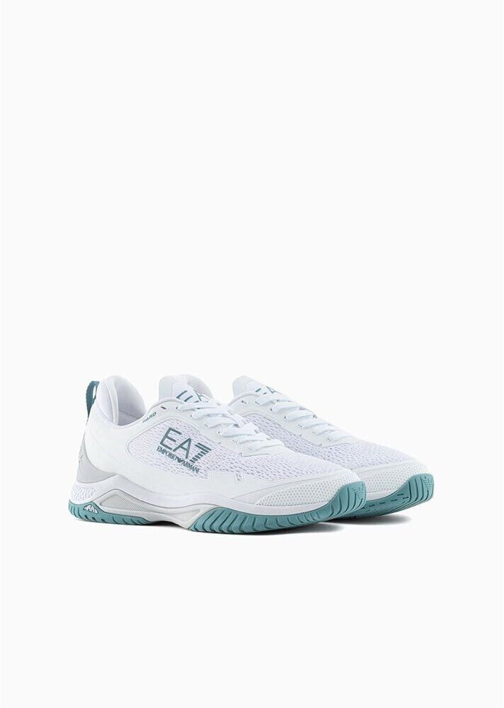 Emporio Armani Tennis Hard Trainers white