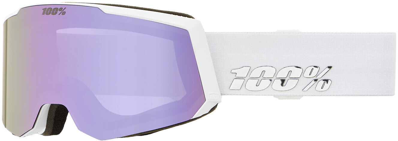 100% Snowcraft S Hiper white/lavender mirror