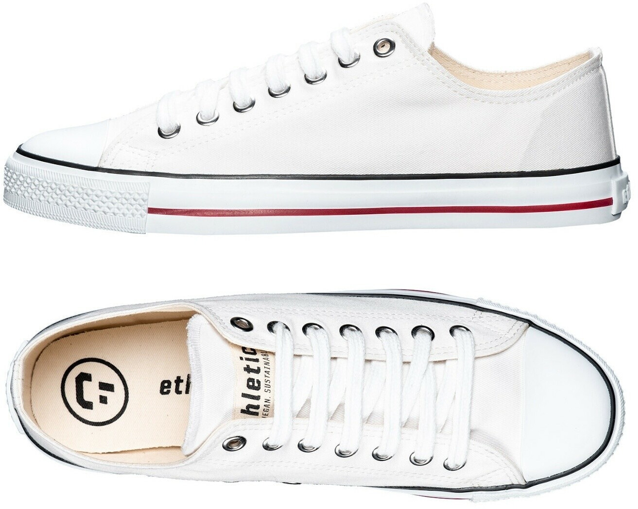 Ethletic Sneaker Fair Trainer White Cap Lo Cut Fair