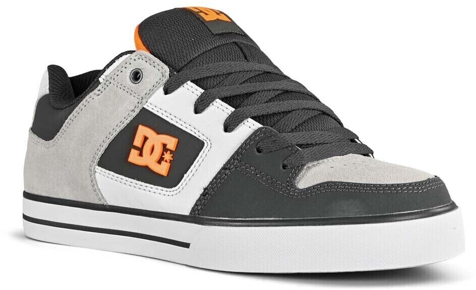 DC Shoes Pure Skate Shoes dark grey orange
