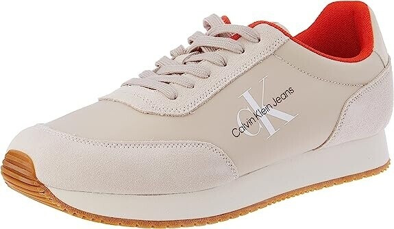 Calvin Klein Retro Su Ny Mono Trainers beige