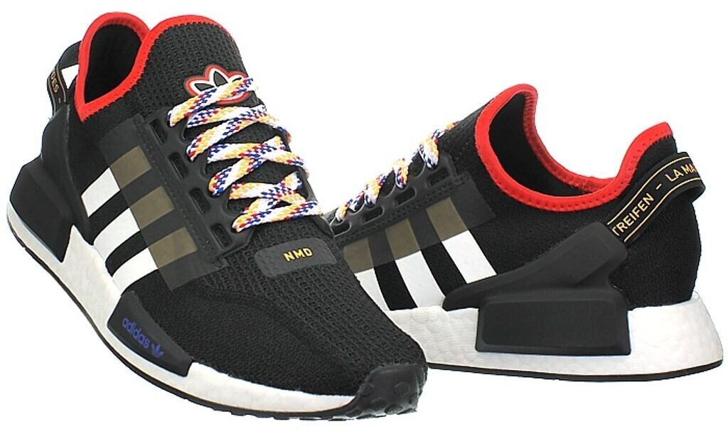 Nmd grau rot sales