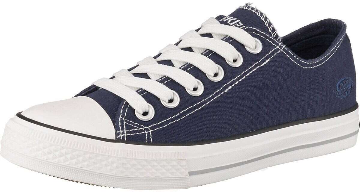 Dockers by Gerli Sneaker with subtle logo embroidery blue