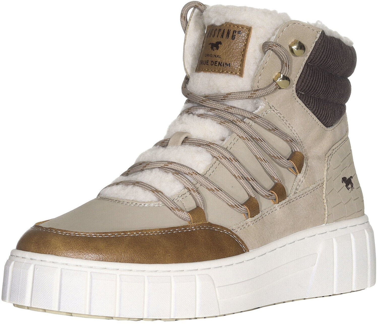 MUSTANG 1446-601 High-Top Sneaker taupe