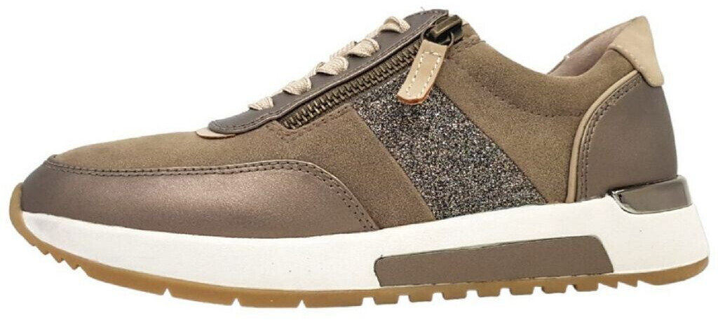 Jana Shoes Women's shoes sporty lace-up gold
