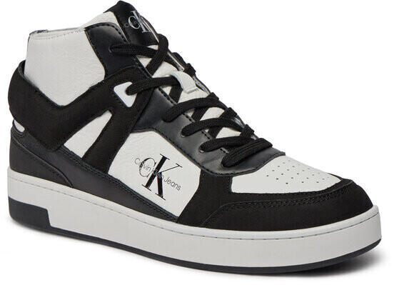 Calvin Klein Sneakers Basket Cupsole Mid Lth Ml Fad YM0YM00883 white