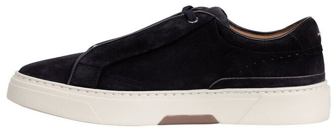 Hugo Boss Leather sneakers with logo detail on the loop Gary Tenn ltsf 50499921 dark blue
