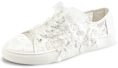 Jia Jia Wedding Shoes Bride Sneakers Flats Ivory