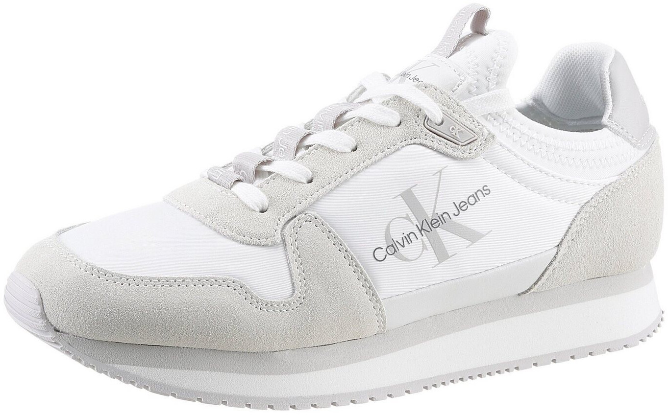Calvin Klein Sneakers Runner Sock Lace Up YM0YM00553 white