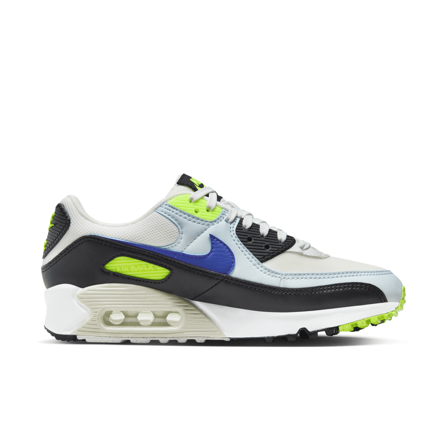 Nike Air Max 90 Women Summit White Volt Blue Tint Racer Blue ab 129 00 Preisvergleich bei idealo