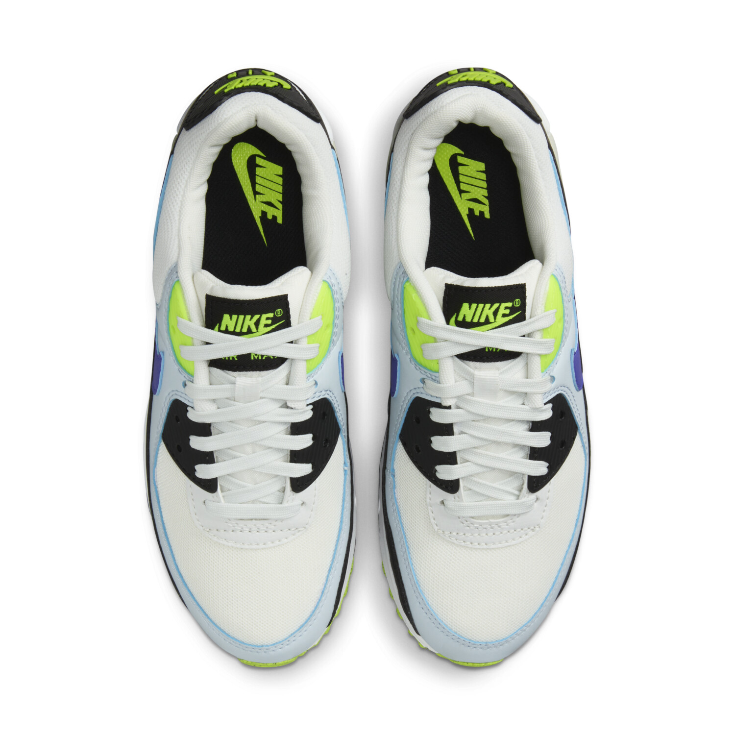 Nike Air Max 90 Women Summit White Volt Blue Tint Racer Blue ab 129 00 Preisvergleich bei idealo