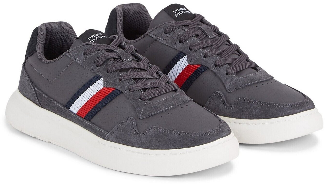 Tommy Hilfiger Sneaker with leather detail anthracite
