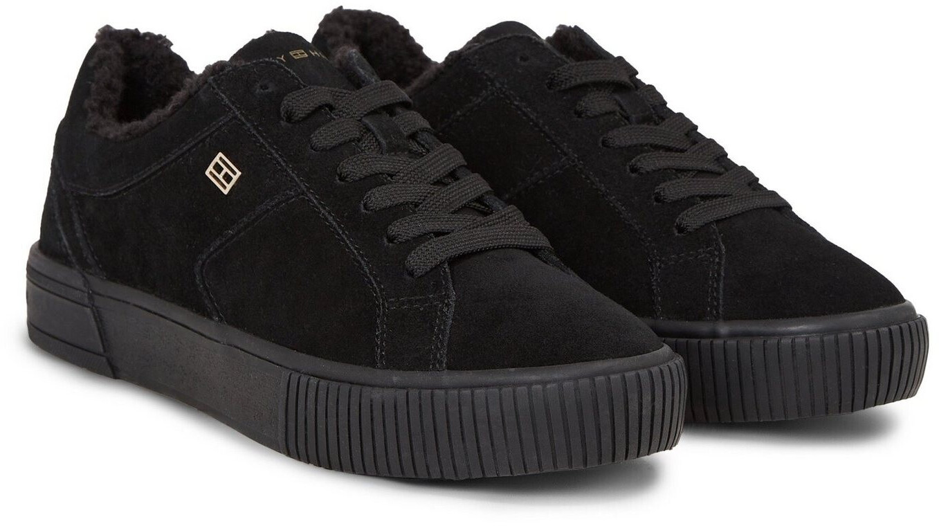 Tommy Hilfiger Vulcanized Sneaker Suede Shoes black