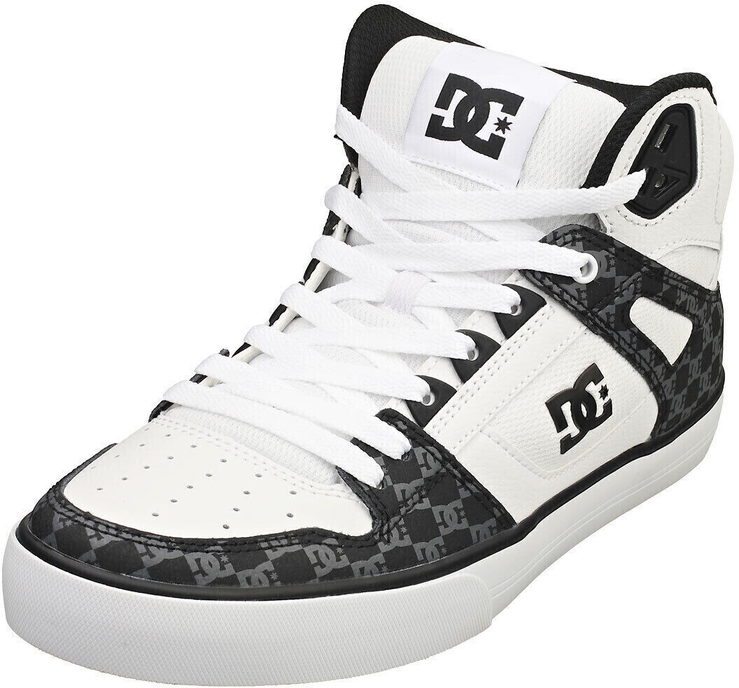 DC Shoes Pure High-Top Sneaker black white monogram