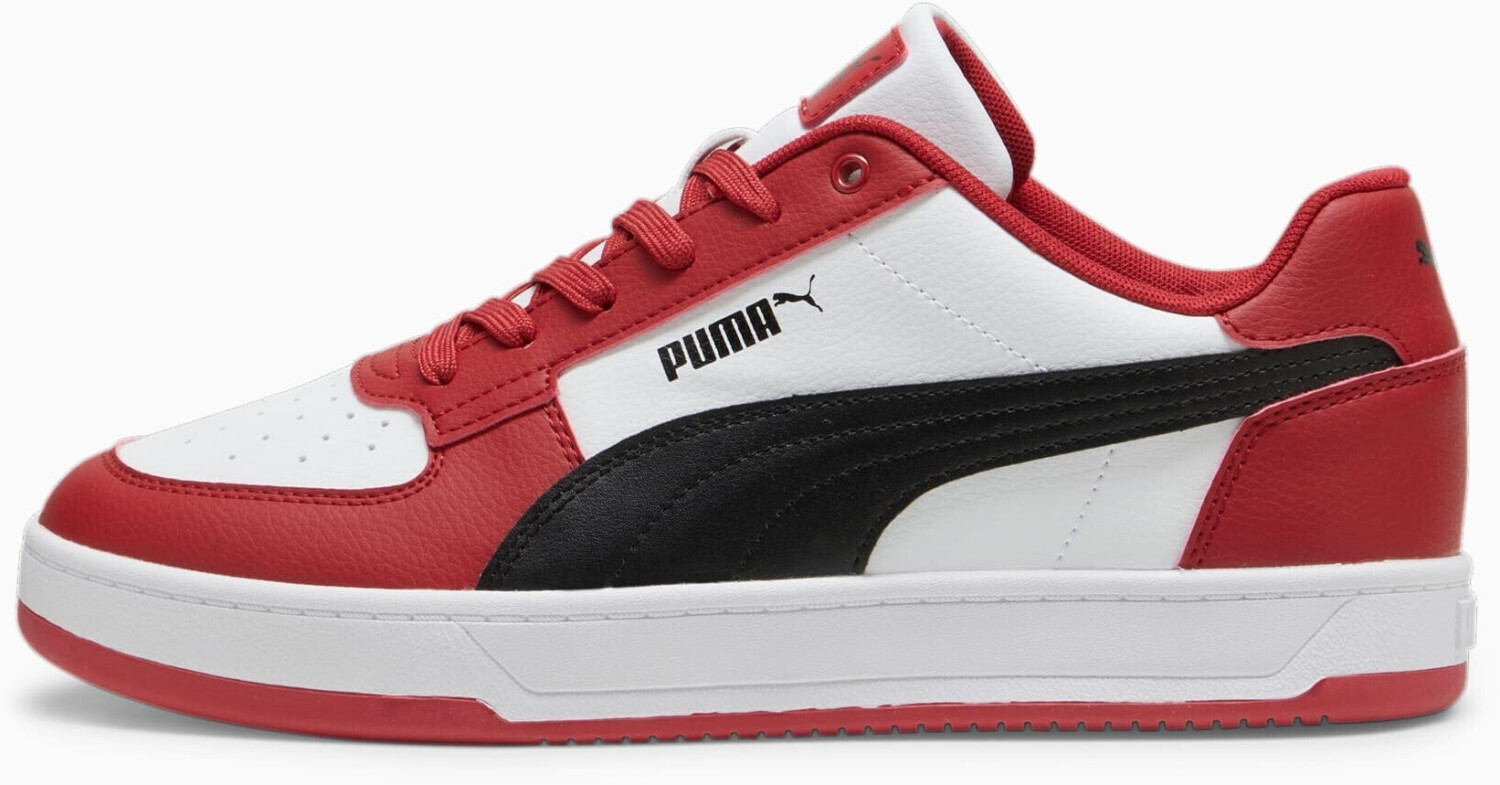 Red black and white pumas discount