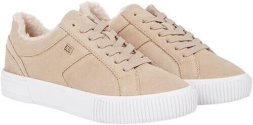 Tommy Hilfiger Vulcanized Sneaker Suede Shoes beige Merino