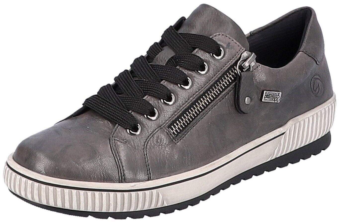 Remonte Dorndorf Sneaker with practical outer zipper grey