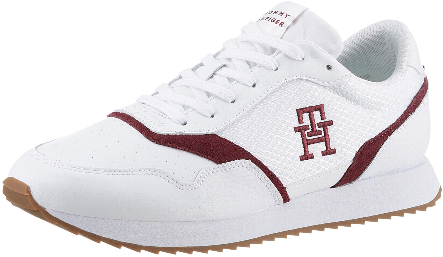 Tommy Hilfiger RUNNER EVO MIX LTH MIX Sneaker with fashionable contrast accents red white