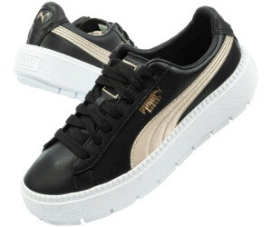 Puma suede platform trace schwarz store