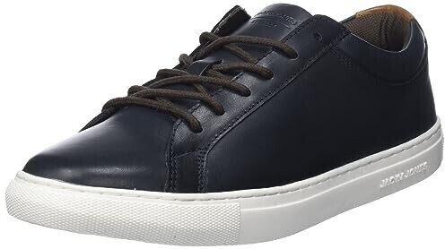 Jack & Jones JFWGALAXY Leather Sneaker navy blazer dark cognac