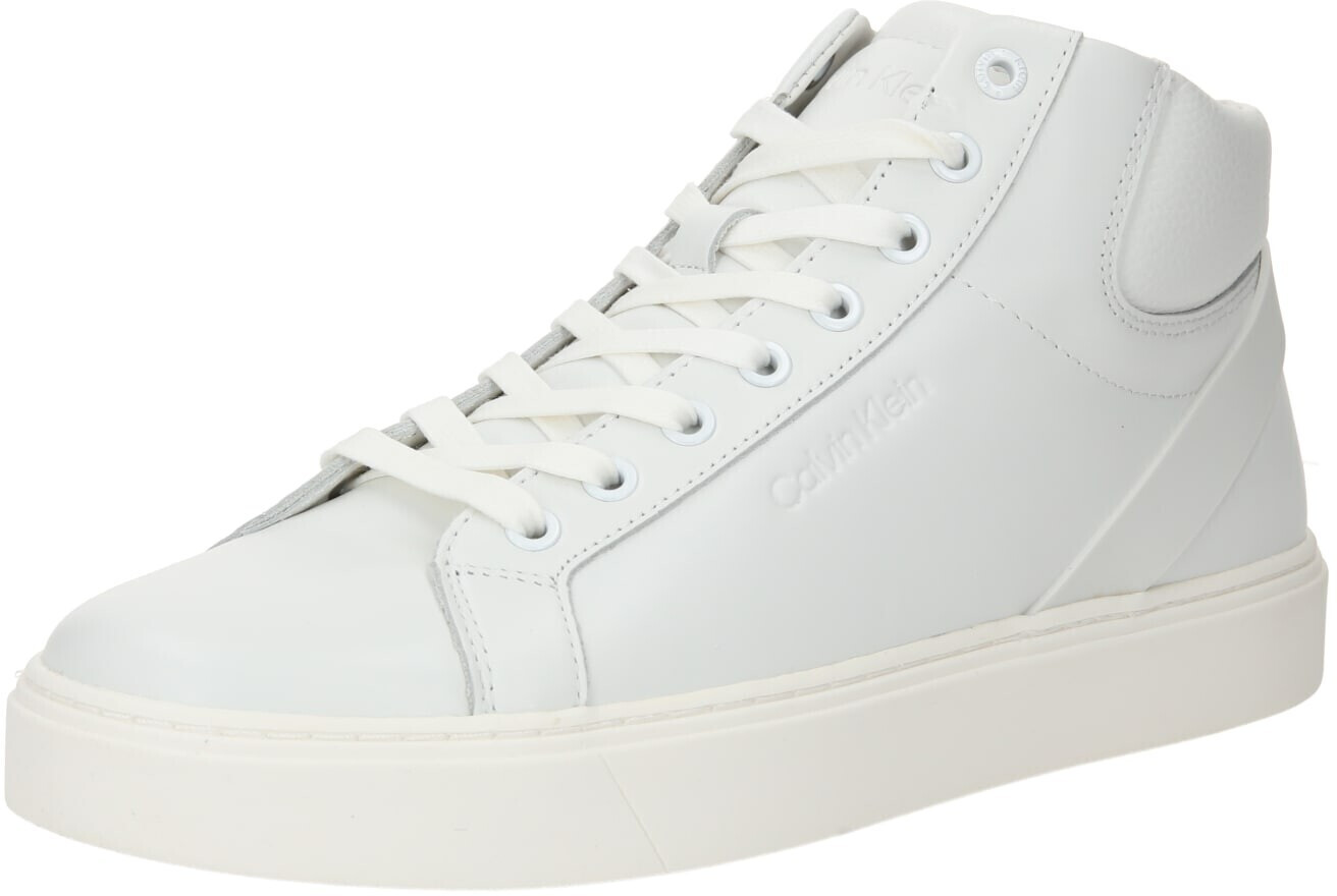 Calvin Klein Sneakers High Top Lace Up Archive Stripe HM0HM01291 white