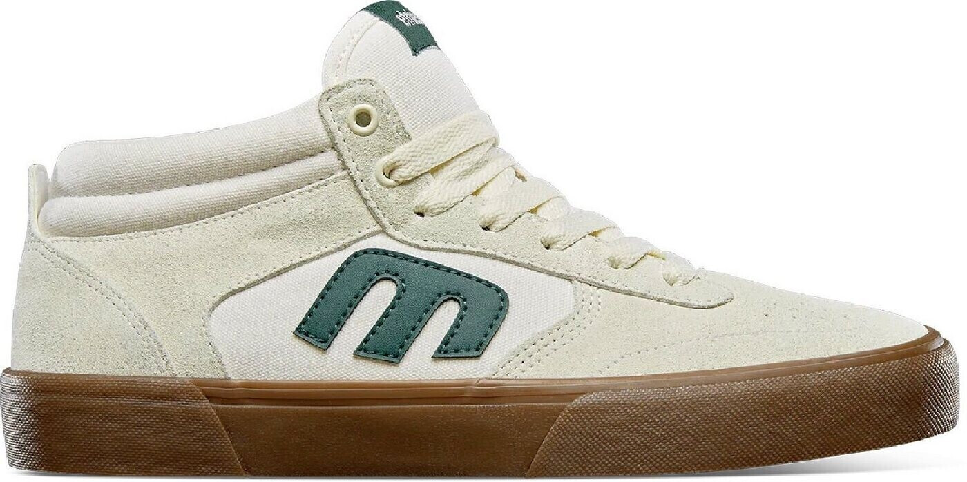 Etnies Windrow Vulc Mid Skate Shoe white green gum