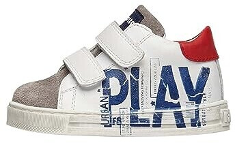 Falcotto Tahole Vl crib shoe white dark grey red