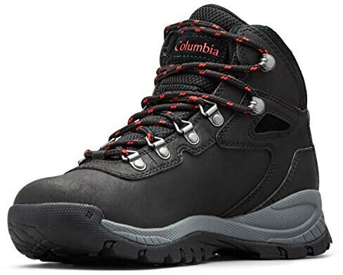 Columbia Newton Ridge Plus Wide Hiking black poppy red
