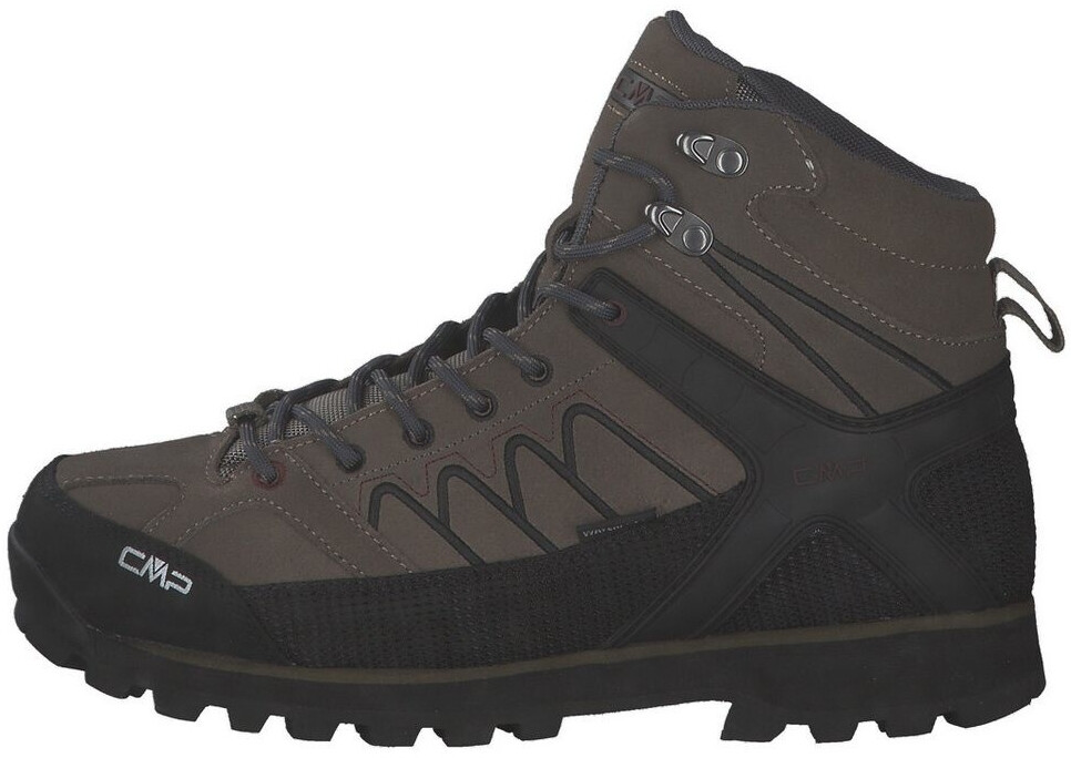 CMP dark brown suede textile