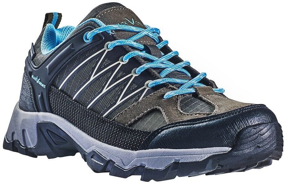 Black Crevice Waterproof low trekking shoes grey blue