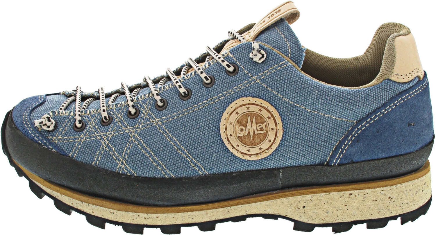Lomer Bio Naturale Canvas hiking shoe with removable insole