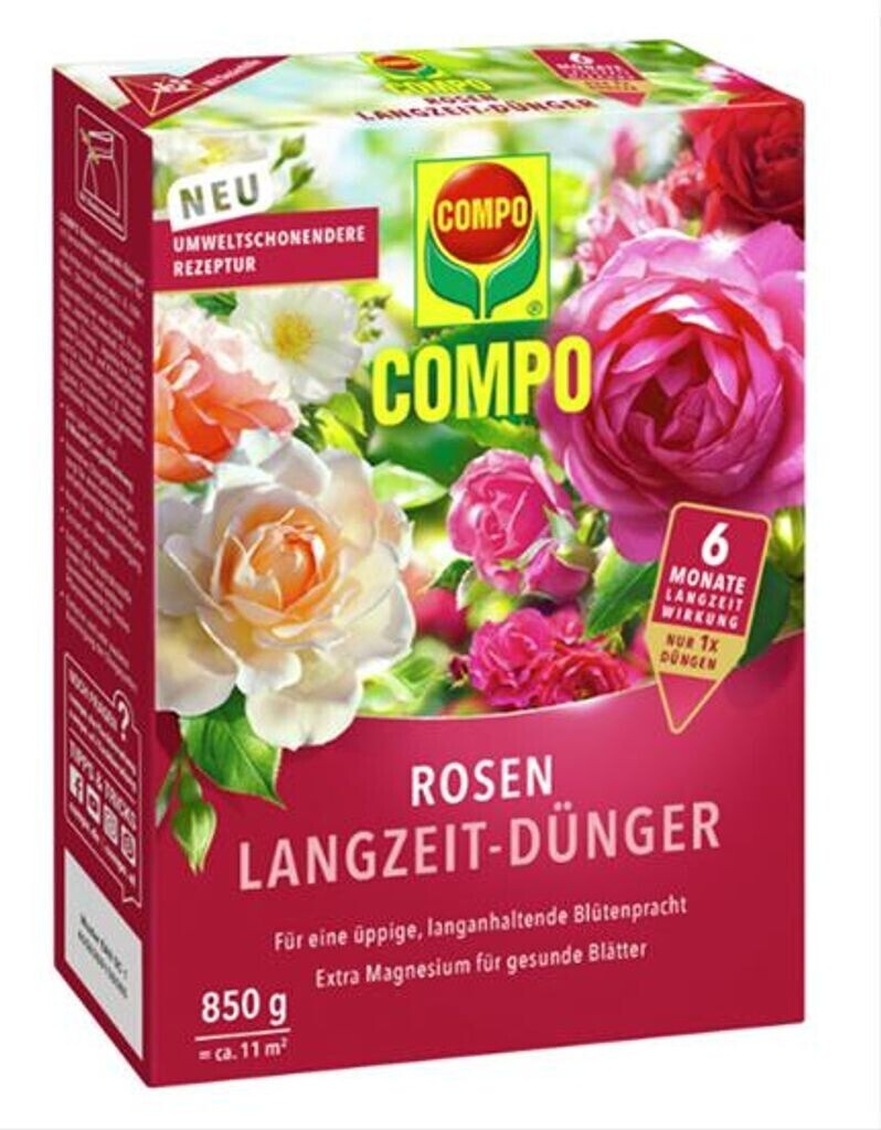COMPO Rosen LangzeitDünger 850g ab 5,79 € Preisvergleich bei idealo.de