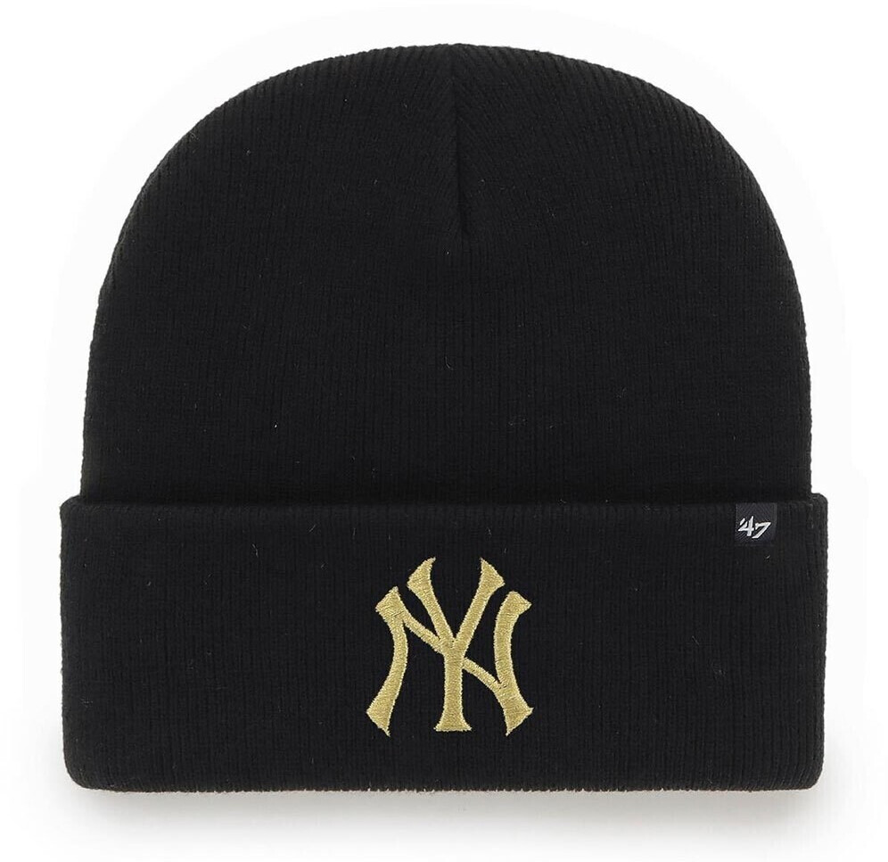 47 Brand Mlb New York Yankees Metallic Haymaker Cuff Beanie black