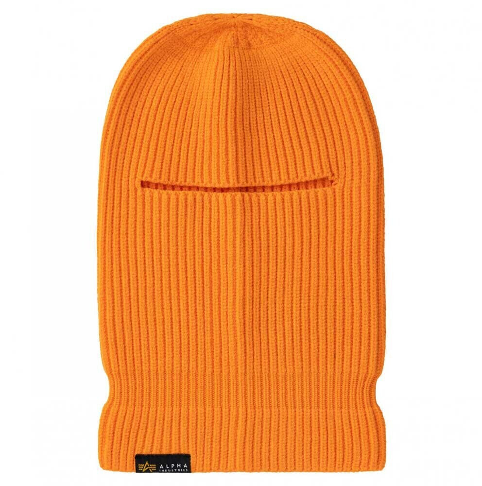 Alpha Industries Label Balaclava Beanie (138901-429) orange