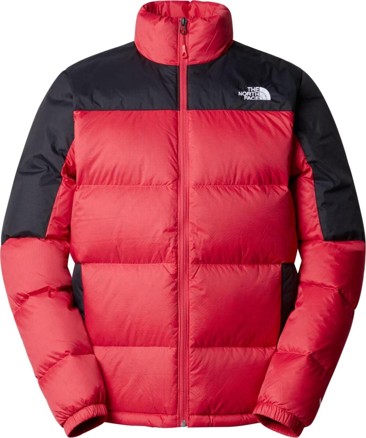 Mens black and red north face jacket 2025