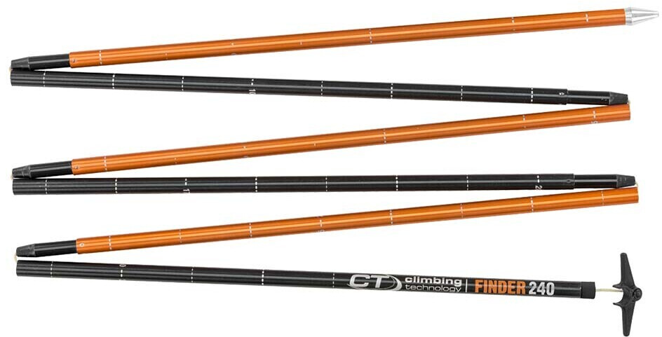 Climbing Technology Light alloy orange, black 240 cm (CT2I80906)