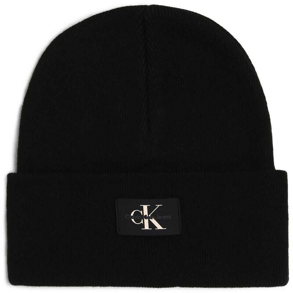 Calvin Klein Monologo Patch Non-Rib Beanie (K50K511743)