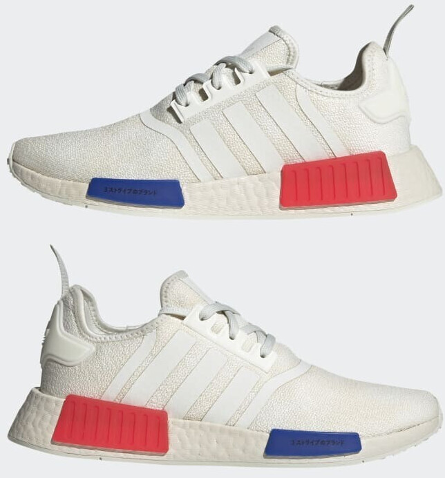 Adidas nmds white and blue discount