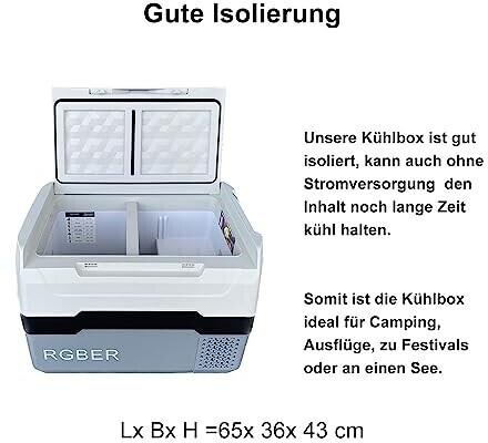 RGBer TG-Serie Auto Kühlbox 50L grau ab 349,00 €