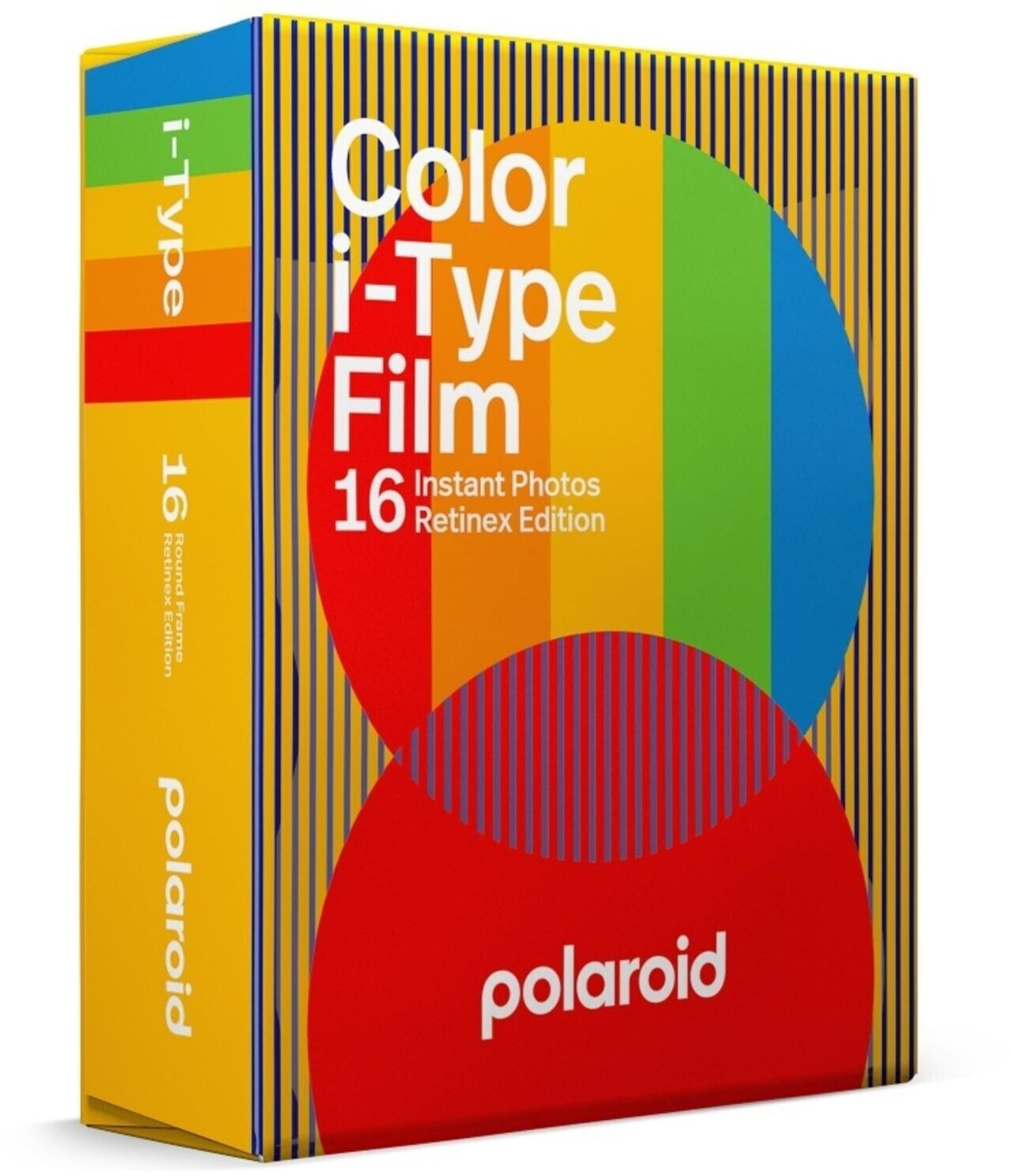  Polaroid Color I-Type Film - Retinex Edition Round Frame -  Double Pack (16 Photos) (6285) : Electronics